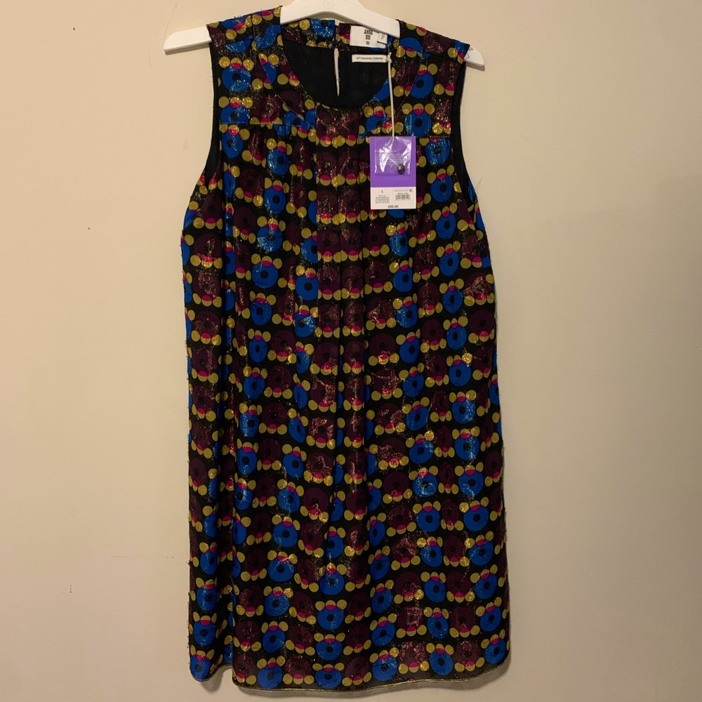 Anna Sui for Target Sparkly Mod Dress NWOT